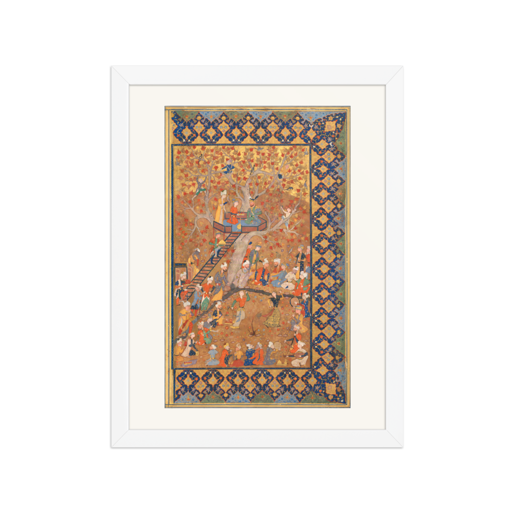 Entertainment in a Garden — Khamsa of Amir Khusraw — view 3