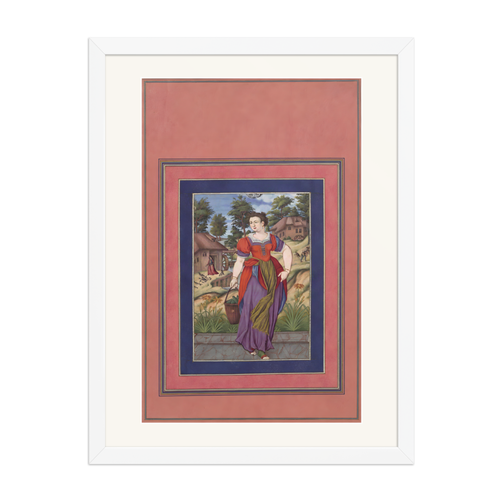 Summer, from the Four Seasons — Davis Album | Restored Persian Wall Art — view 6