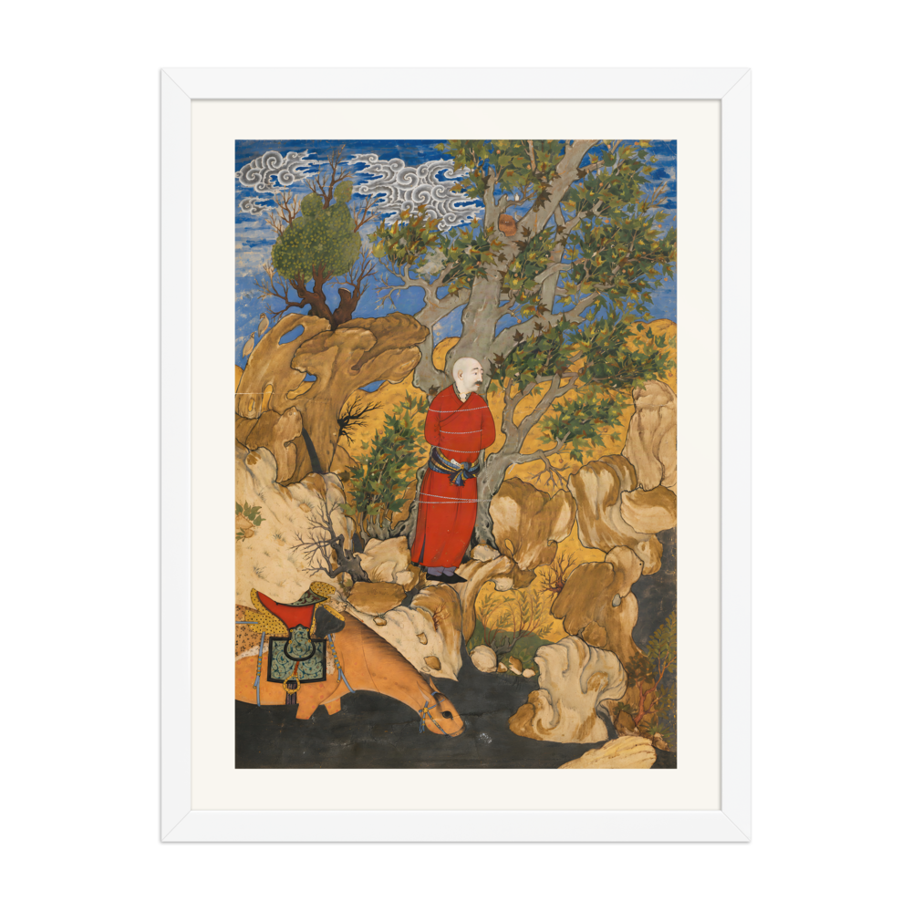 Aulad Bound to the Plane Tree — Safavid Shahnama | Restored Persian Wall Art — view 6