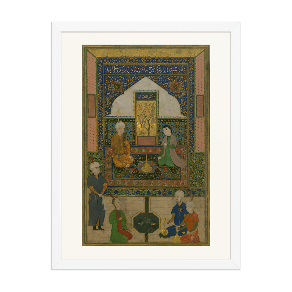 Garden Frontispiece with Hafez, Right Half — view 6