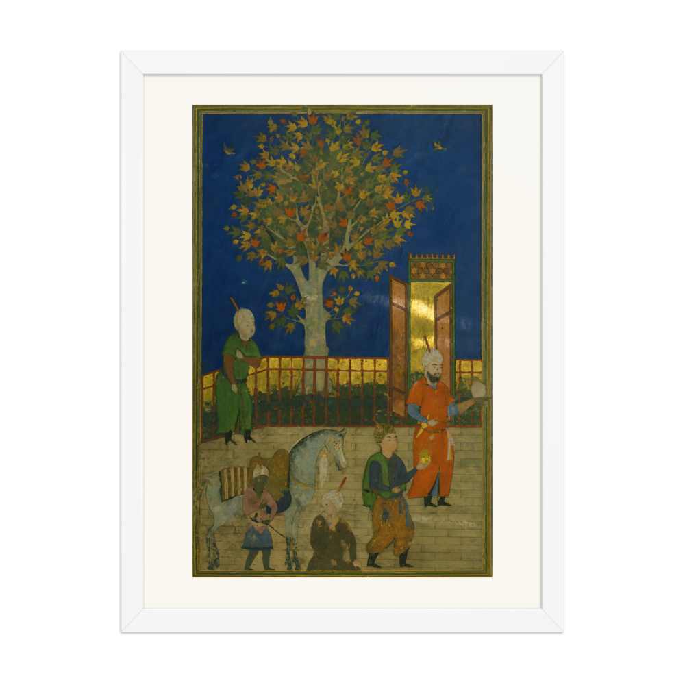 Garden Frontispiece with Hafez, Left Half — view 6