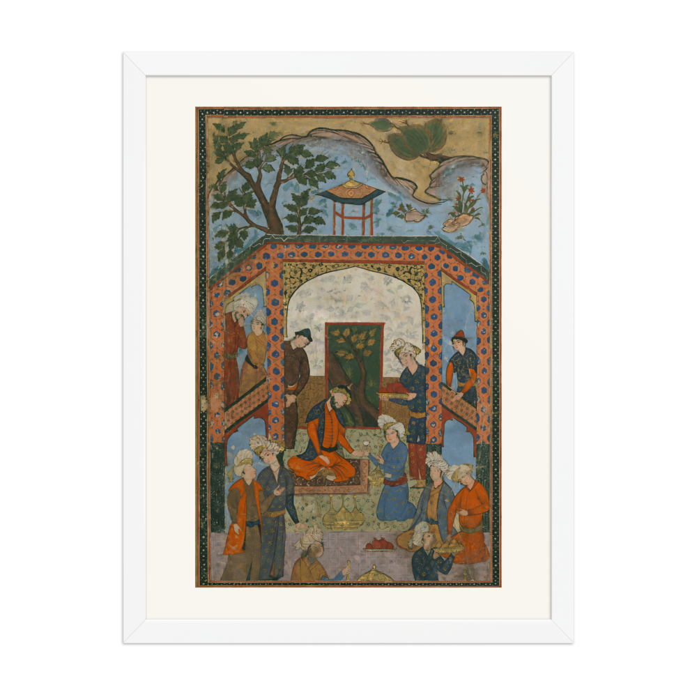 Court Scene in an Illuminated Border — view 6