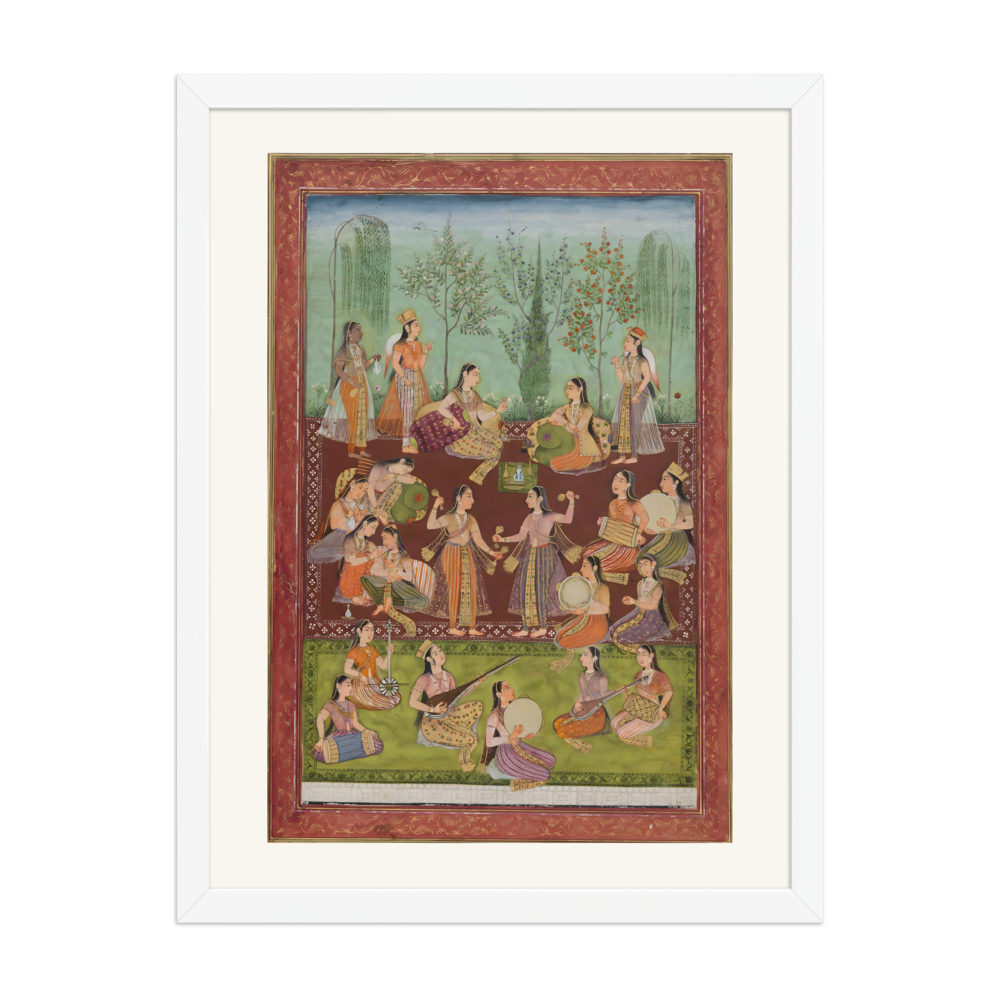 Ladies of the Zenana in a Garden — view 6
