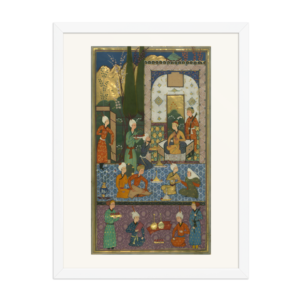 An Old Woman Speaking with a Confidant of King Jamshid — view 6