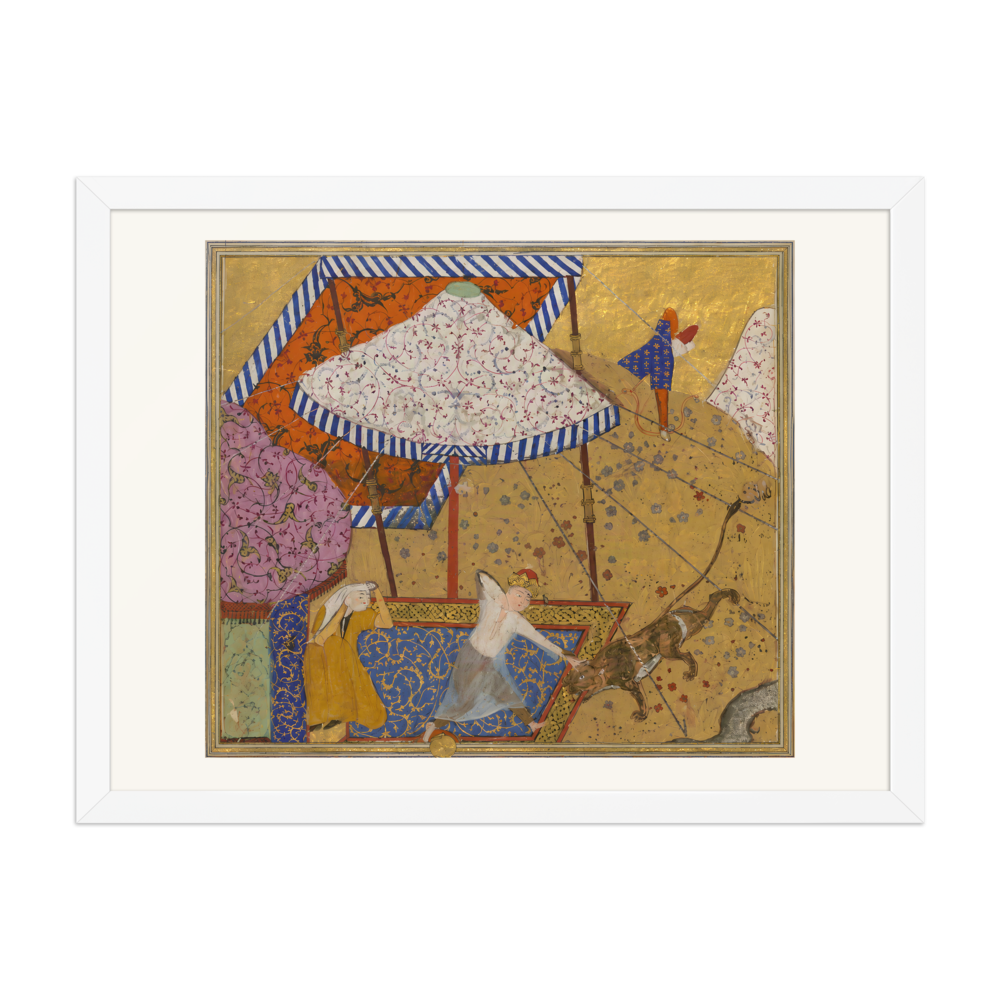 Khusraw Kills a Lion Outside Shirin's Tent — view 6