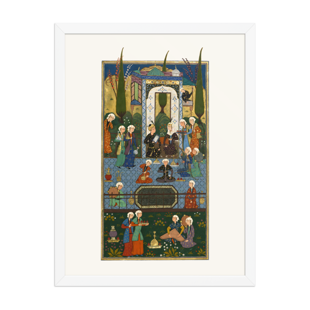 Alexander Admires His Portrait — Khamsa of Nizami, 1528 — view 6
