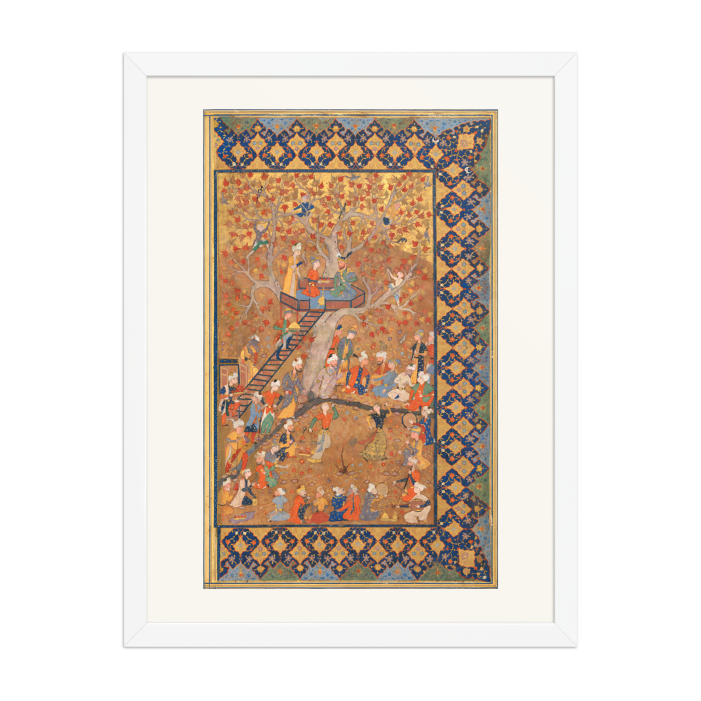 Entertainment in a Garden — Khamsa of Amir Khusraw — view 6