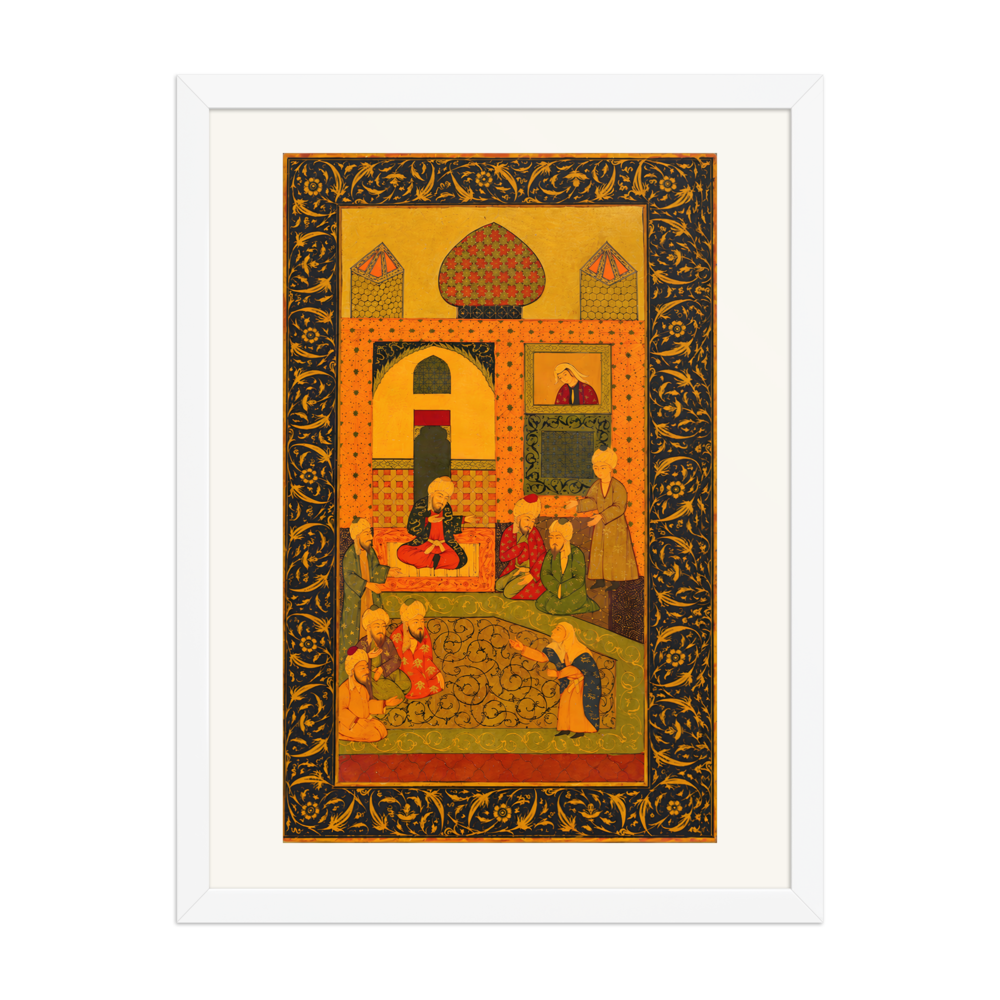 Garden Reception — Lacquer Binding, Herat 1499 — view 6