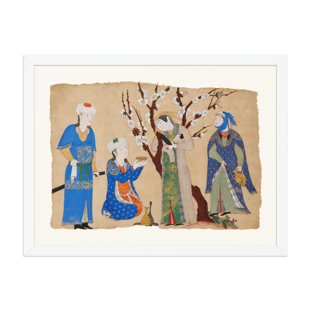 Wine Drinking in a Spring Garden — Herat c.1430 — view 6