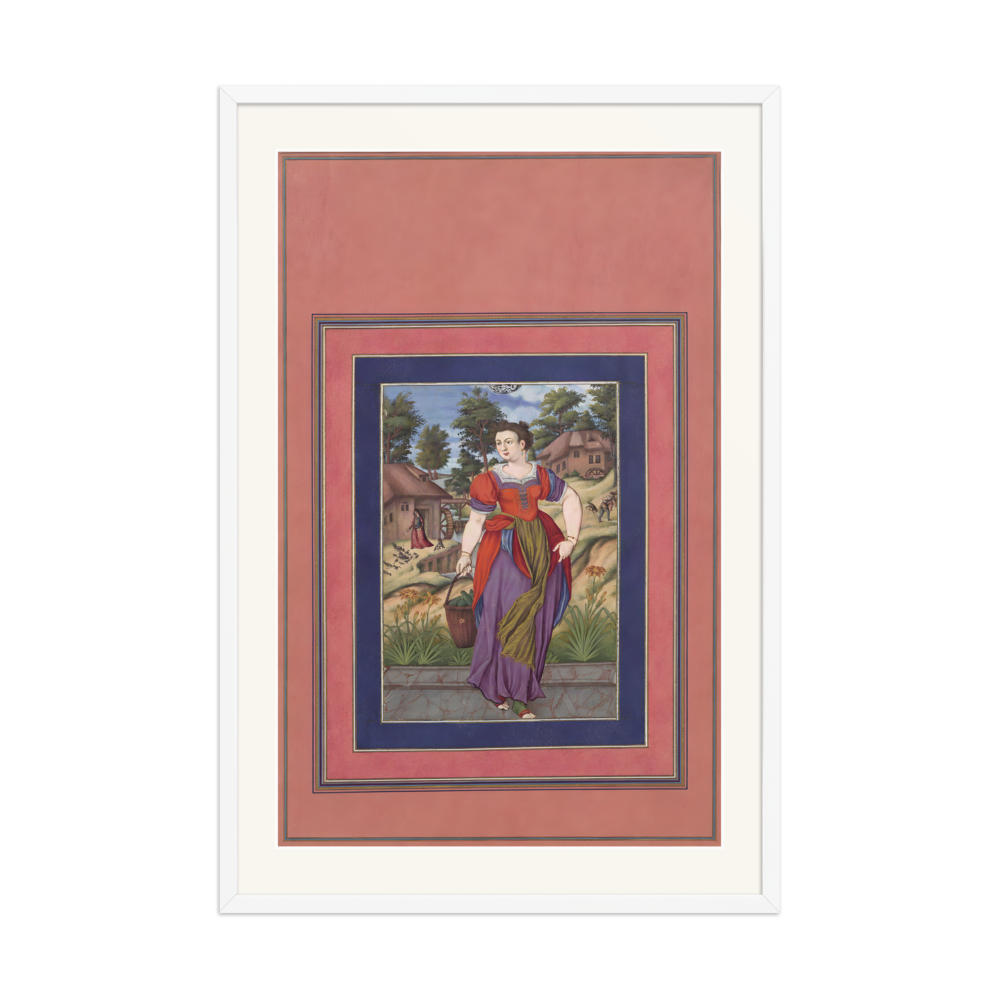 Summer, from the Four Seasons — Davis Album | Restored Persian Wall Art — view 9