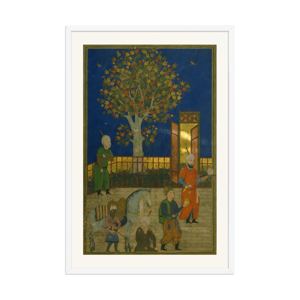 Garden Frontispiece with Hafez, Left Half — view 9
