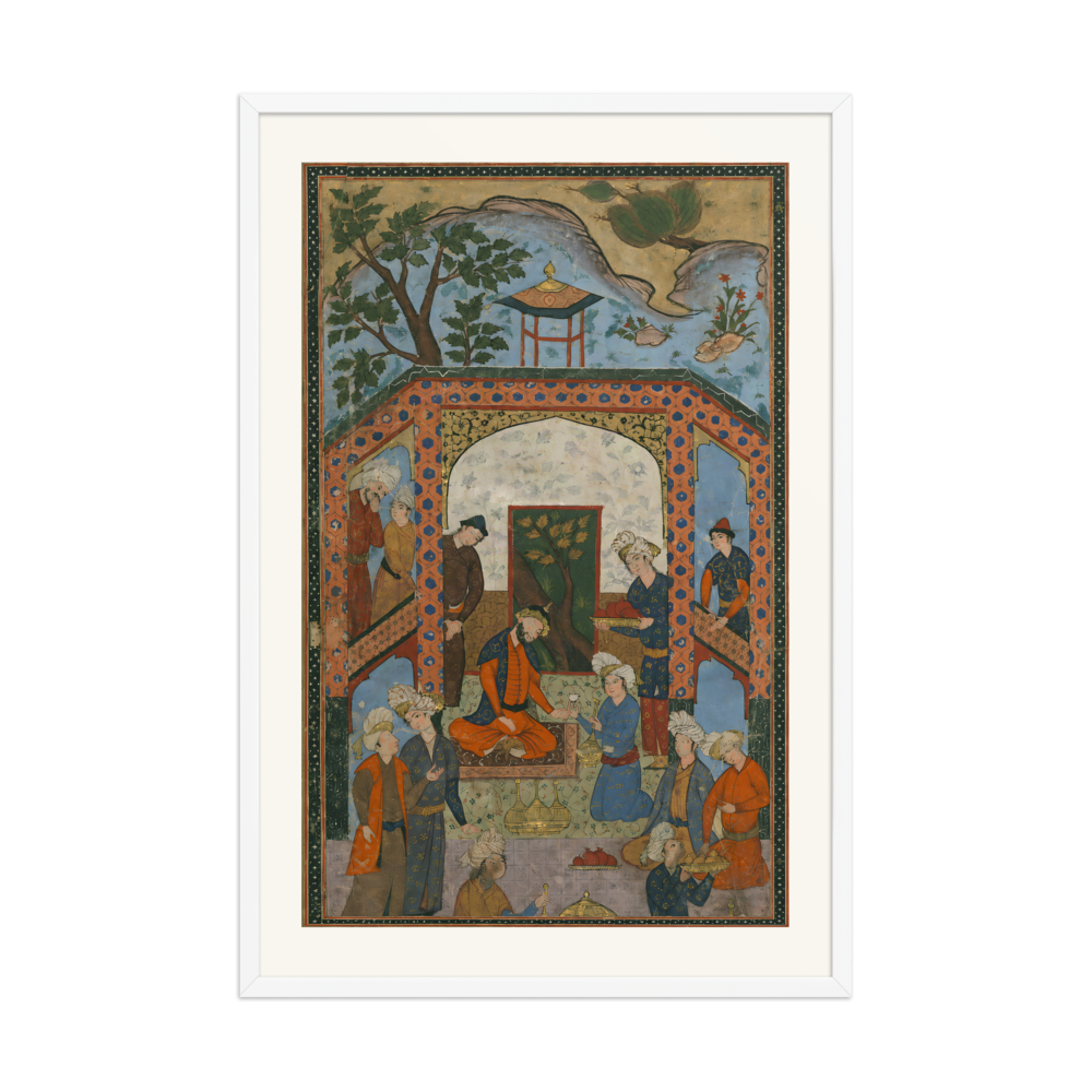 Court Scene in an Illuminated Border — view 9