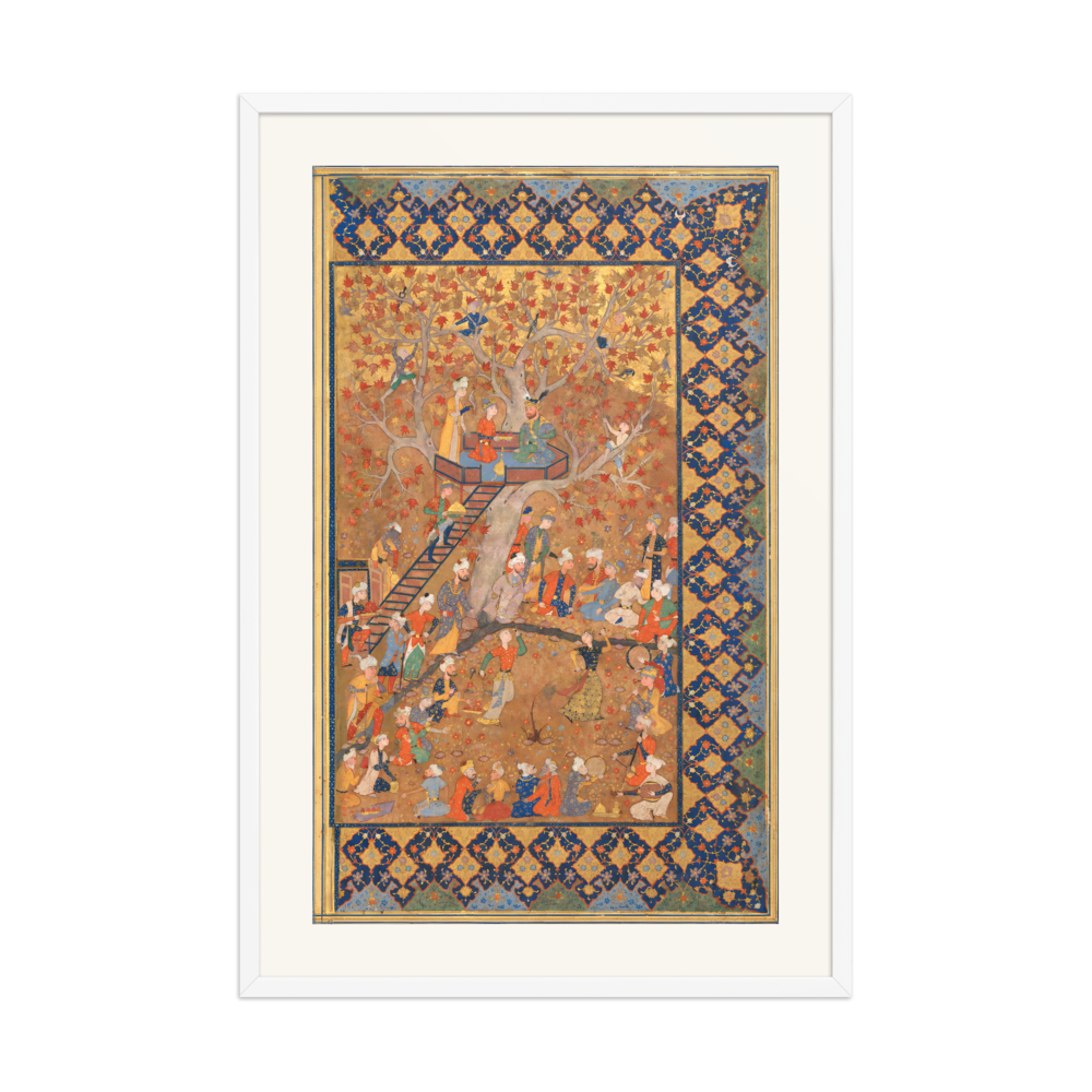 Entertainment in a Garden — Khamsa of Amir Khusraw — view 9