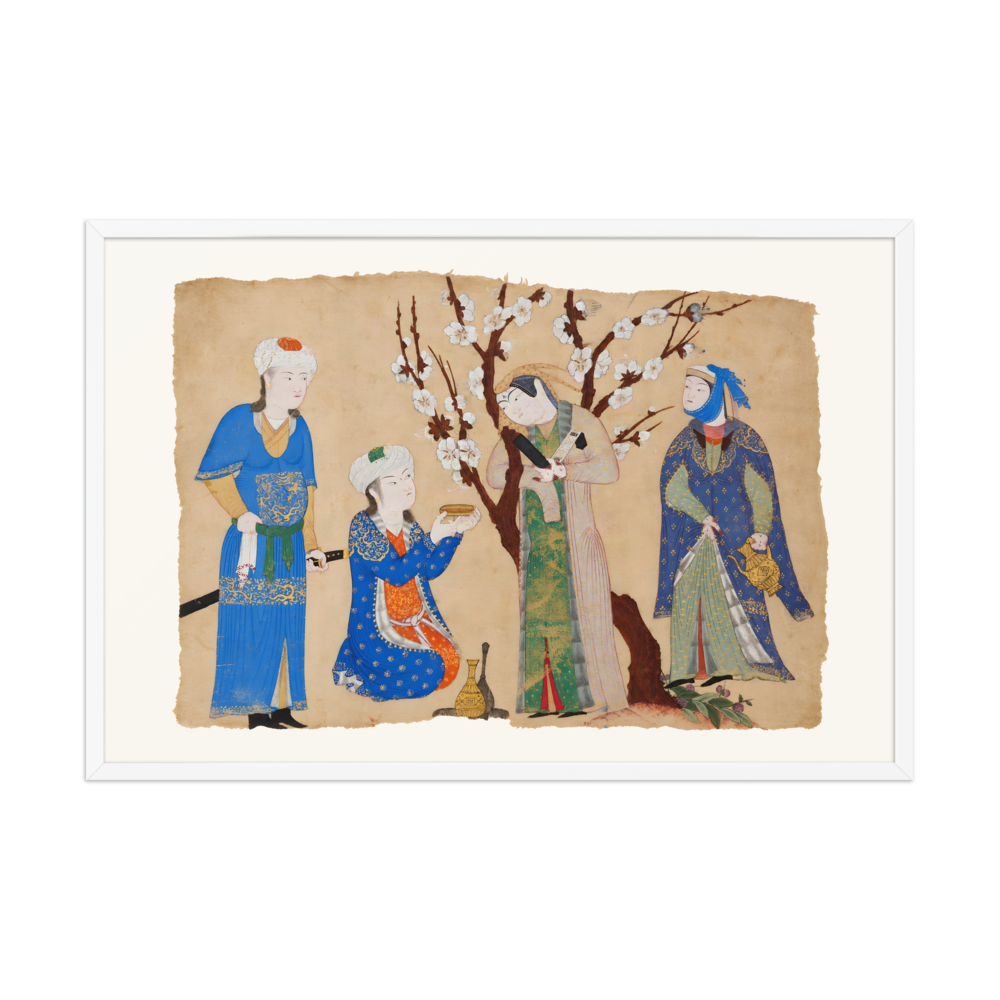 Wine Drinking in a Spring Garden — Herat c.1430 — view 9