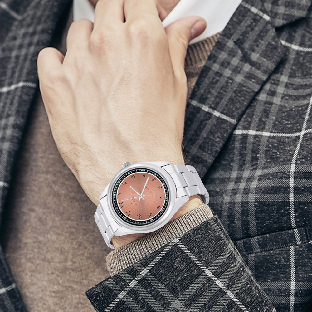 Hiran Minar Steel Watch · Sandstone Rose — view 3