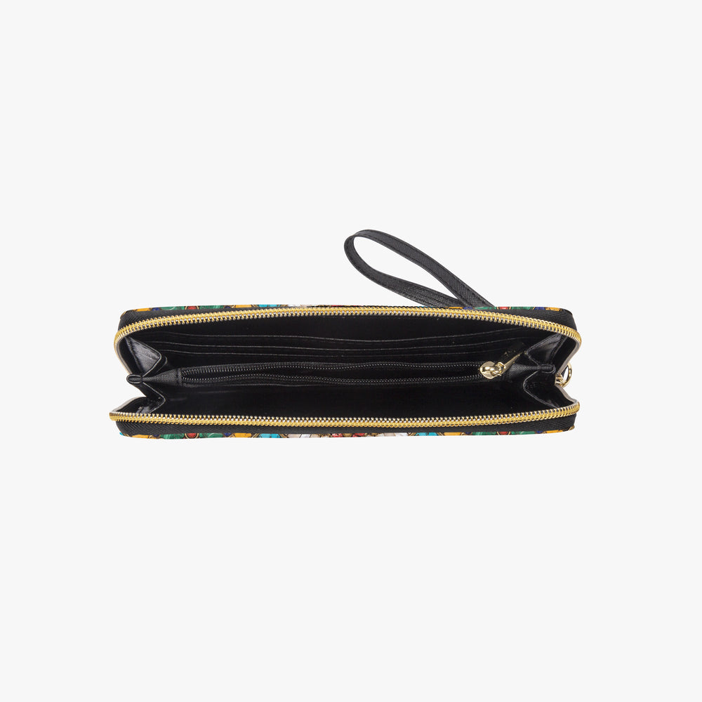 Stone Mosaic — Jewel Tones Wristlet Clutch Wallet — view 7