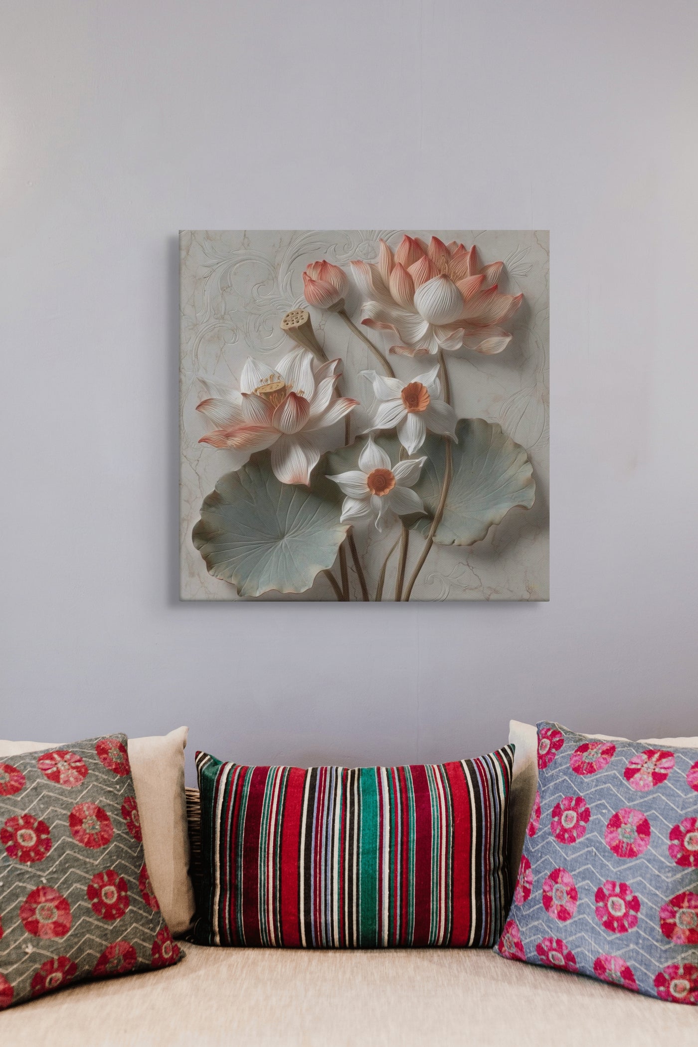Lotus Bloom of the Taj | Indian Architectural Decor — view 8