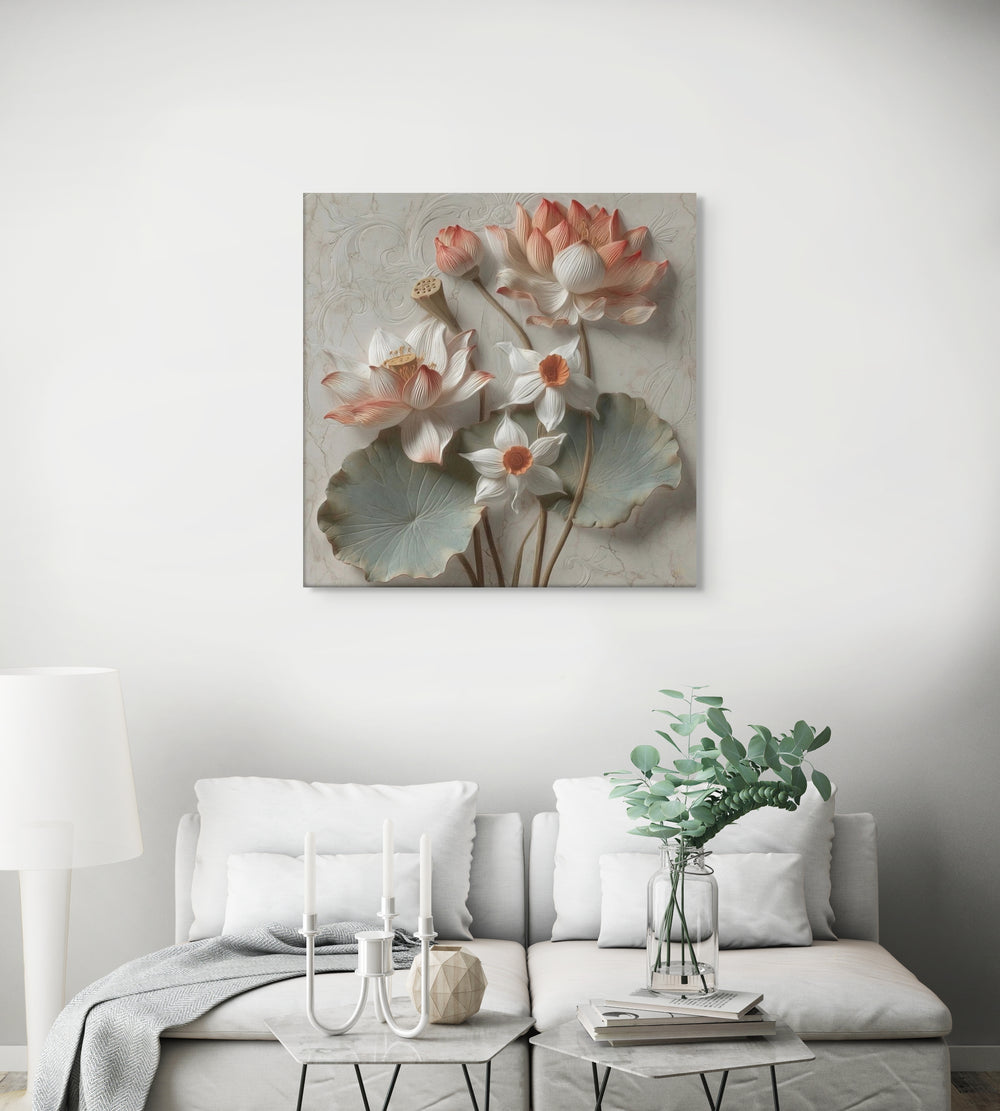 Lotus Bloom of the Taj | Indian Architectural Decor — view 6
