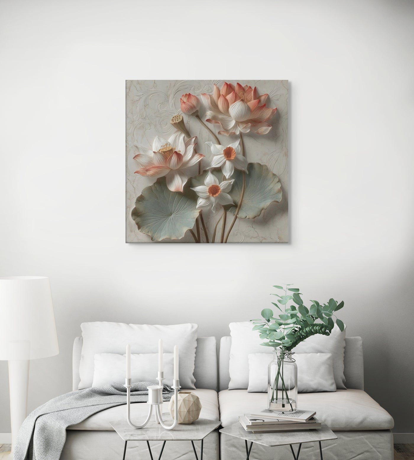 Lotus Bloom of the Taj | Indian Architectural Decor — view 6