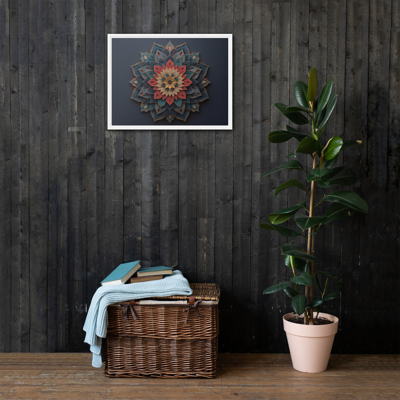 Framed canvas — view 5