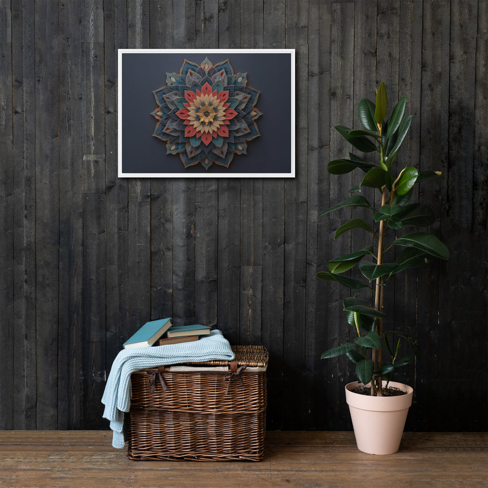 Framed canvas — view 6