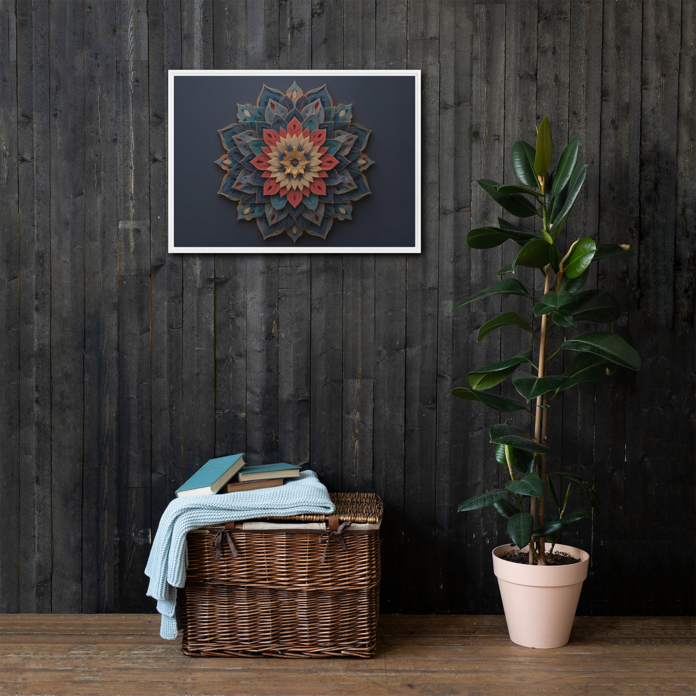 Framed canvas — view 6