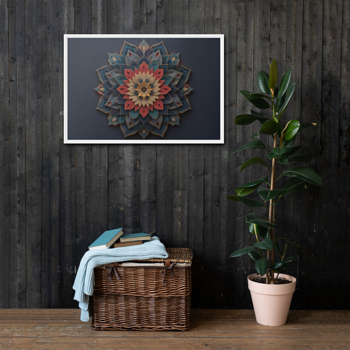 Framed canvas — view 8