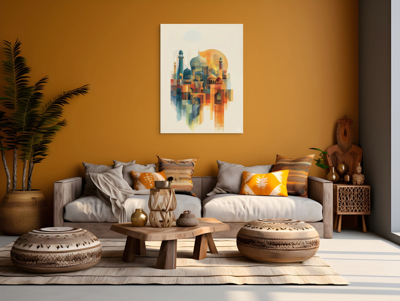 Golden Geometries of Mughal Majesty – Sunlit Abstraction — view 5