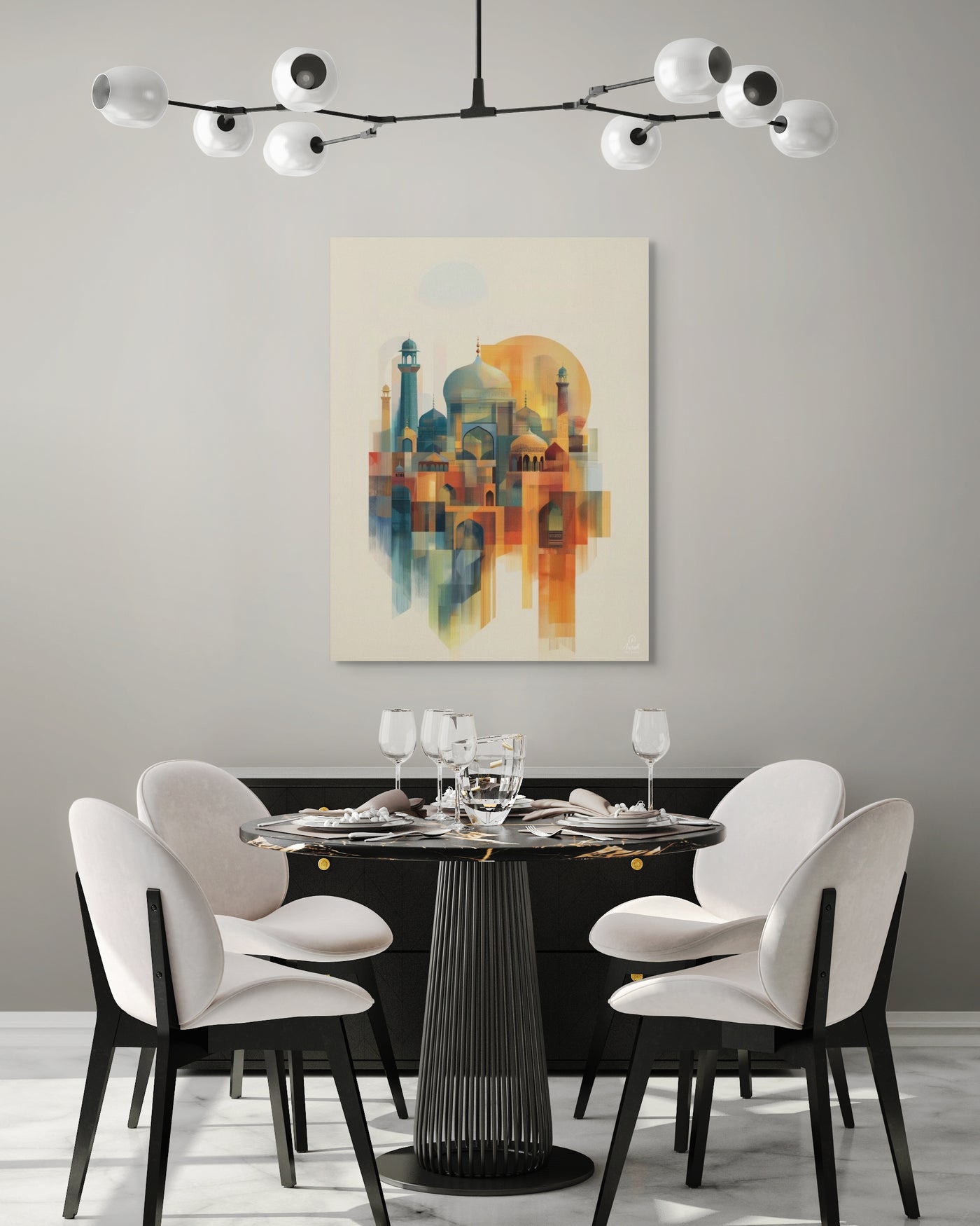 Golden Geometries of Mughal Majesty – Sunlit Abstraction — view 6