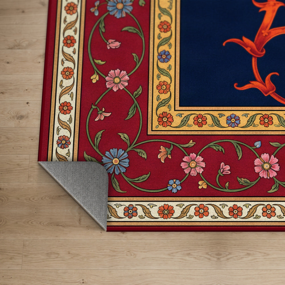 Hazar Gul — Mughal Millefleurs Area Rug — view 5