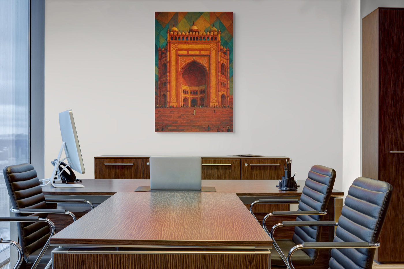 Grand Gateway of Fatehpur — Monumental Indian Architecture Art Piece — view 7