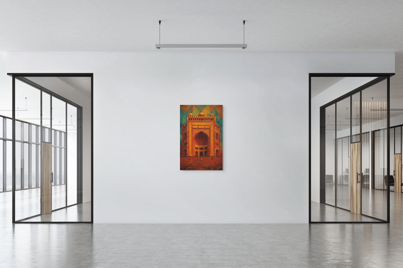 Grand Gateway of Fatehpur — Monumental Indian Architecture Art Piece — view 4