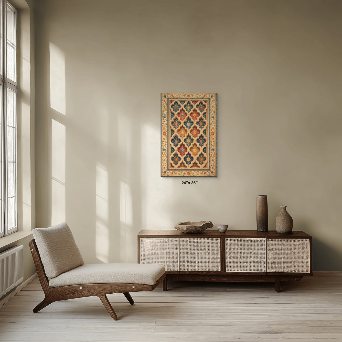 Gwaliyai Jhilmili – Gwalior Lattice Canvas — view 6