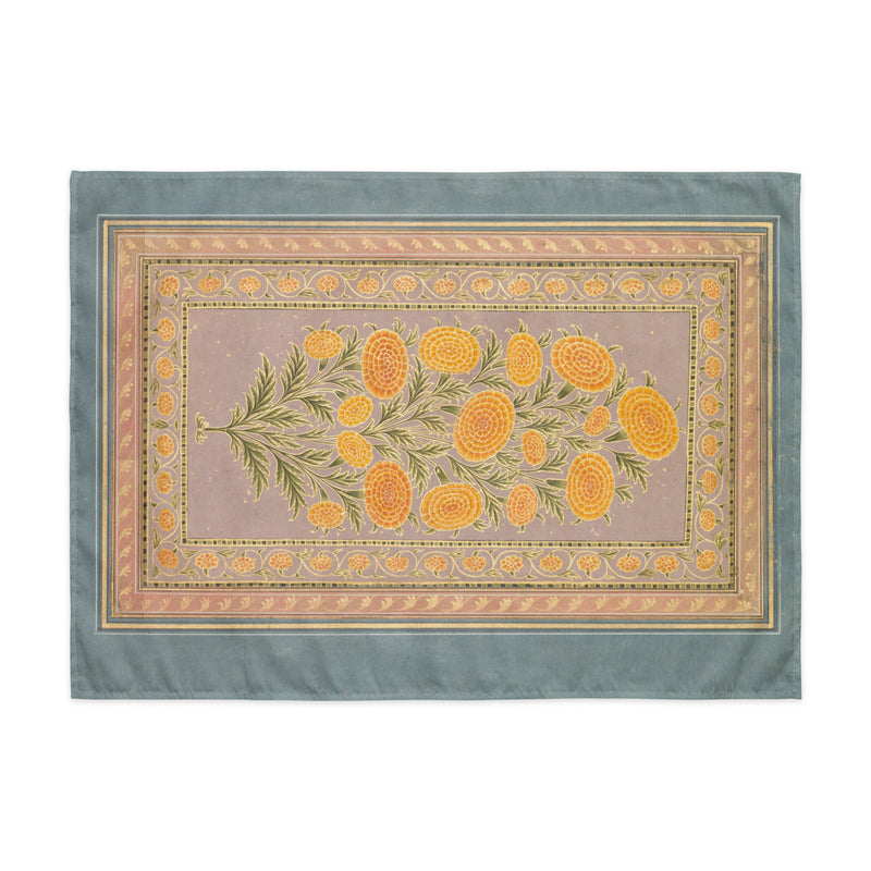 Marigold Garden Mughal Floral Wall Tapestry