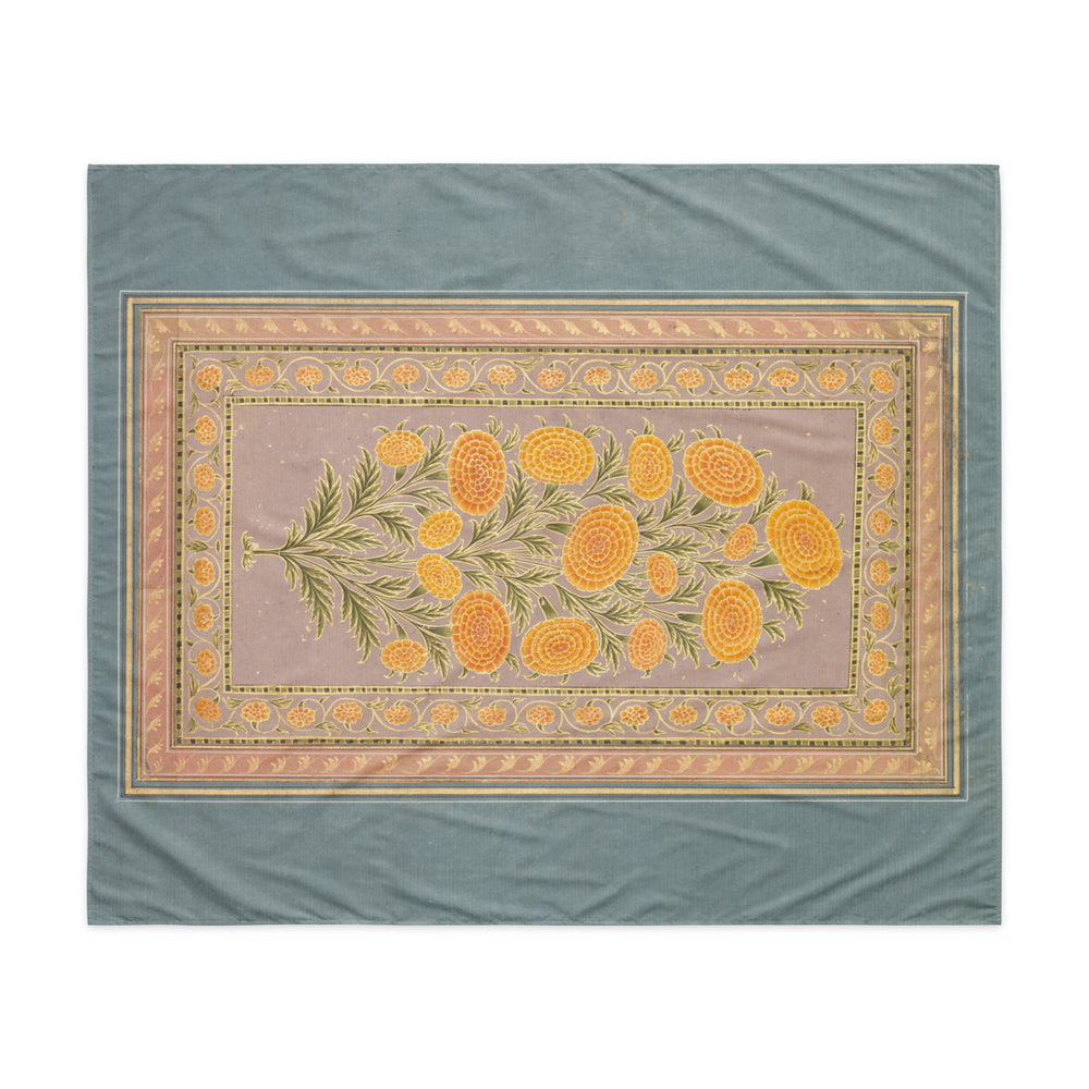 Marigold Garden Mughal Floral Wall Tapestry — view 2