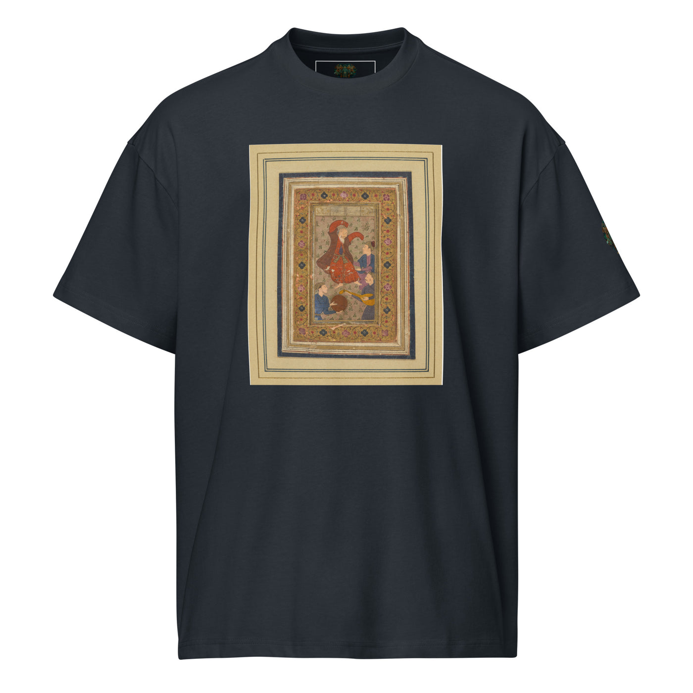 Aurah Living Mughal Miniature Oversized Box Tee — view 3