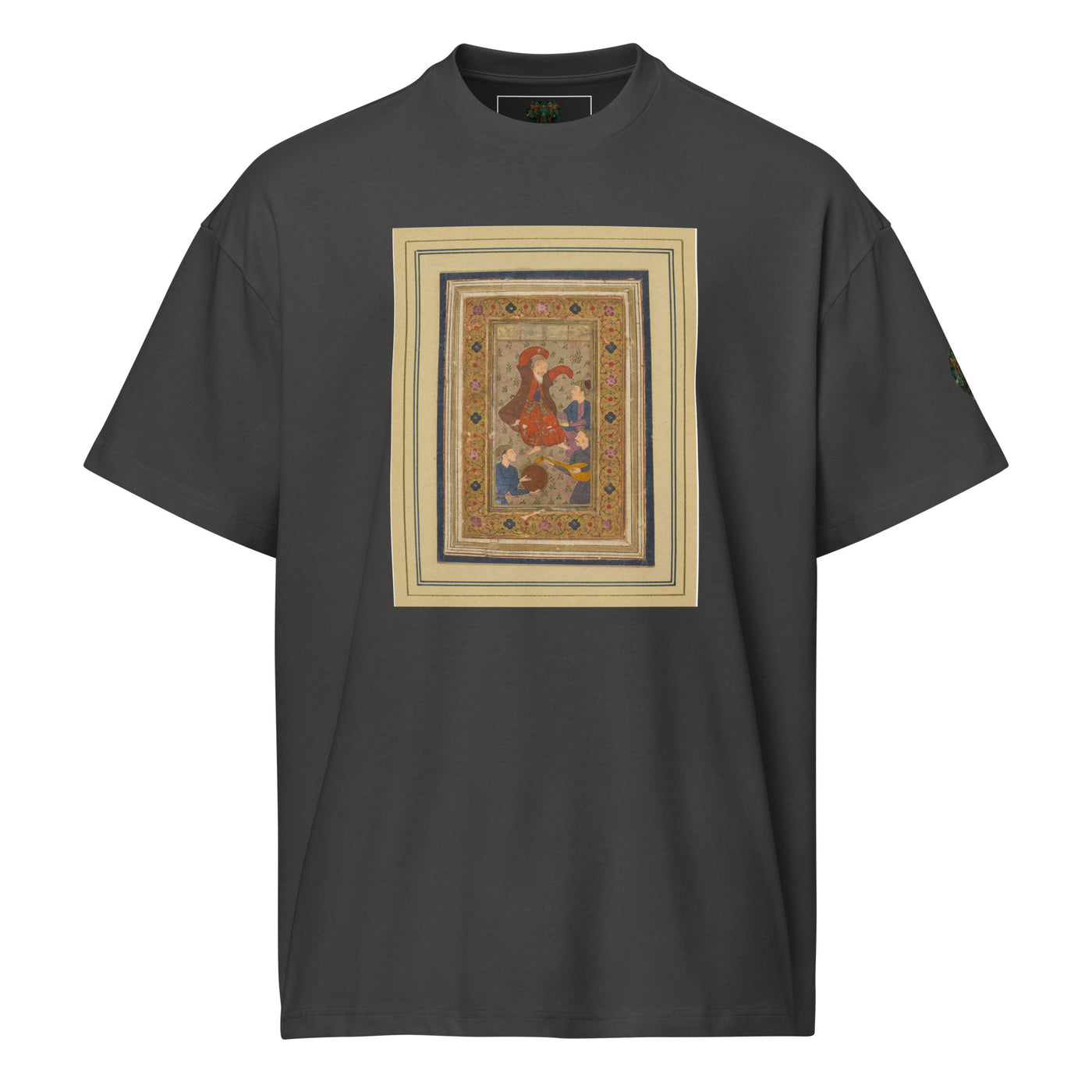 Aurah Living Mughal Miniature Oversized Box Tee — view 4