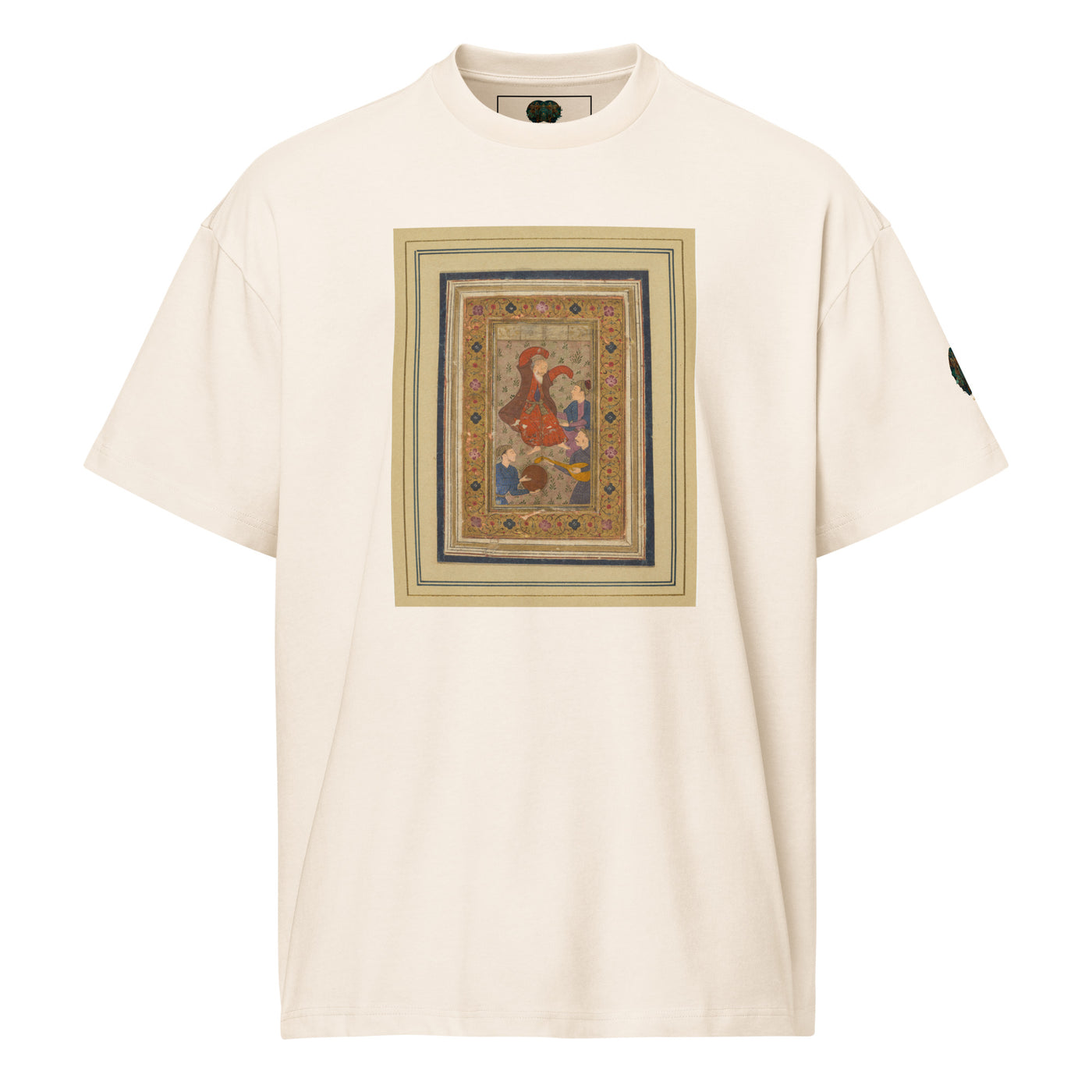 Aurah Living Mughal Miniature Oversized Box Tee — view 1
