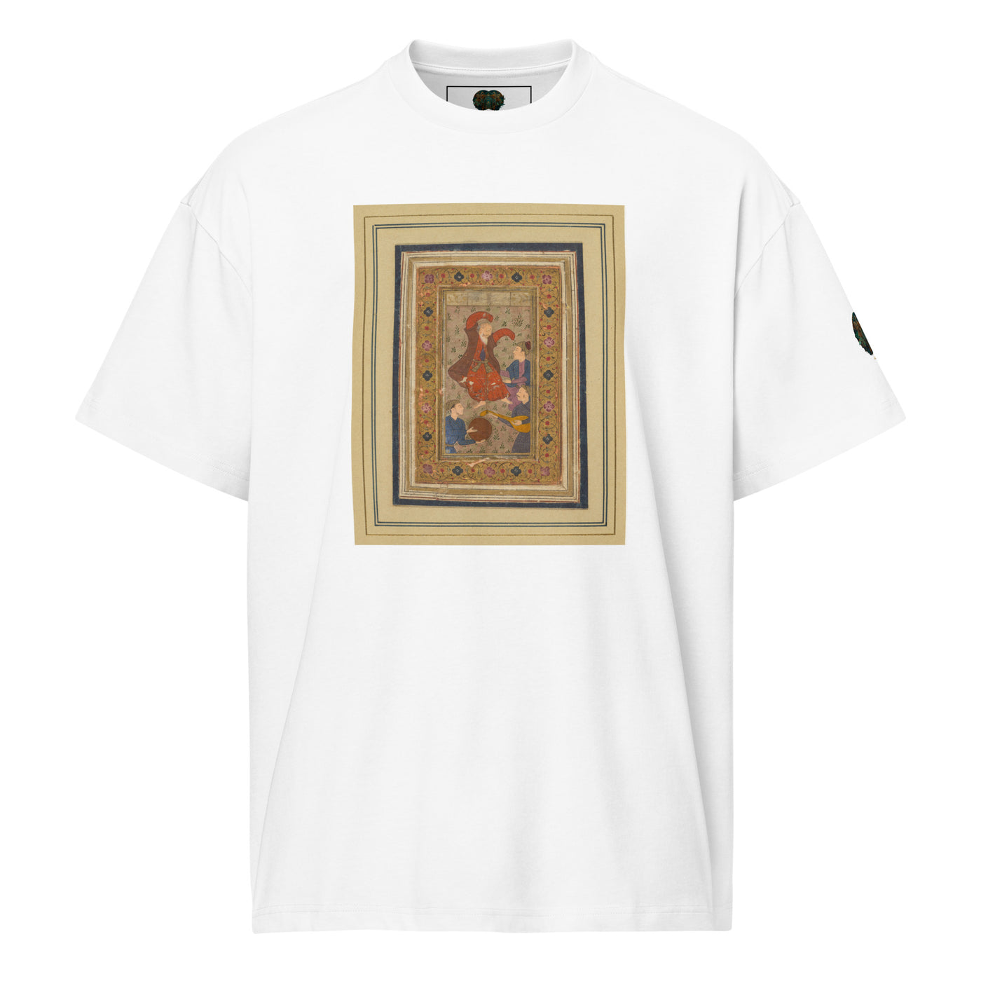 Aurah Living Mughal Miniature Oversized Box Tee — view 5