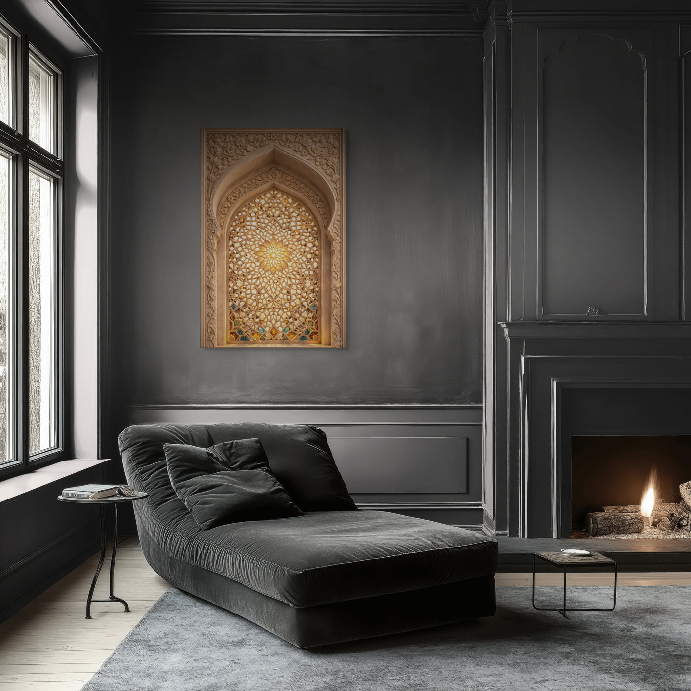 Mughal Jali Window Canvas — view 12