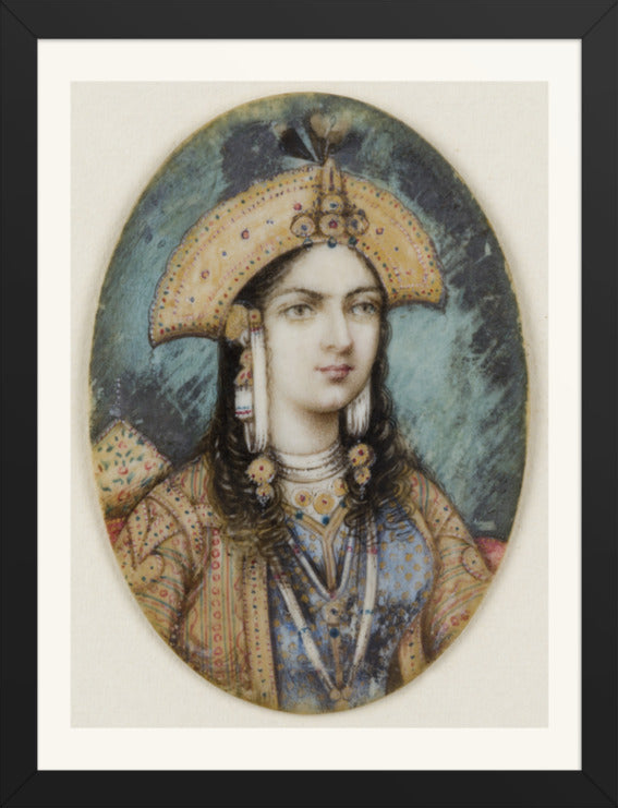 Portrait of Mumtaz Mahal — Restored Mughal Wall Art — view 11