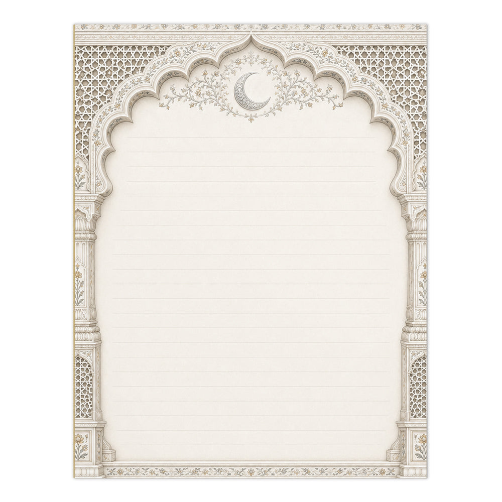 Mughal Jharokha Notepad - Akbar Court Colours — view 9