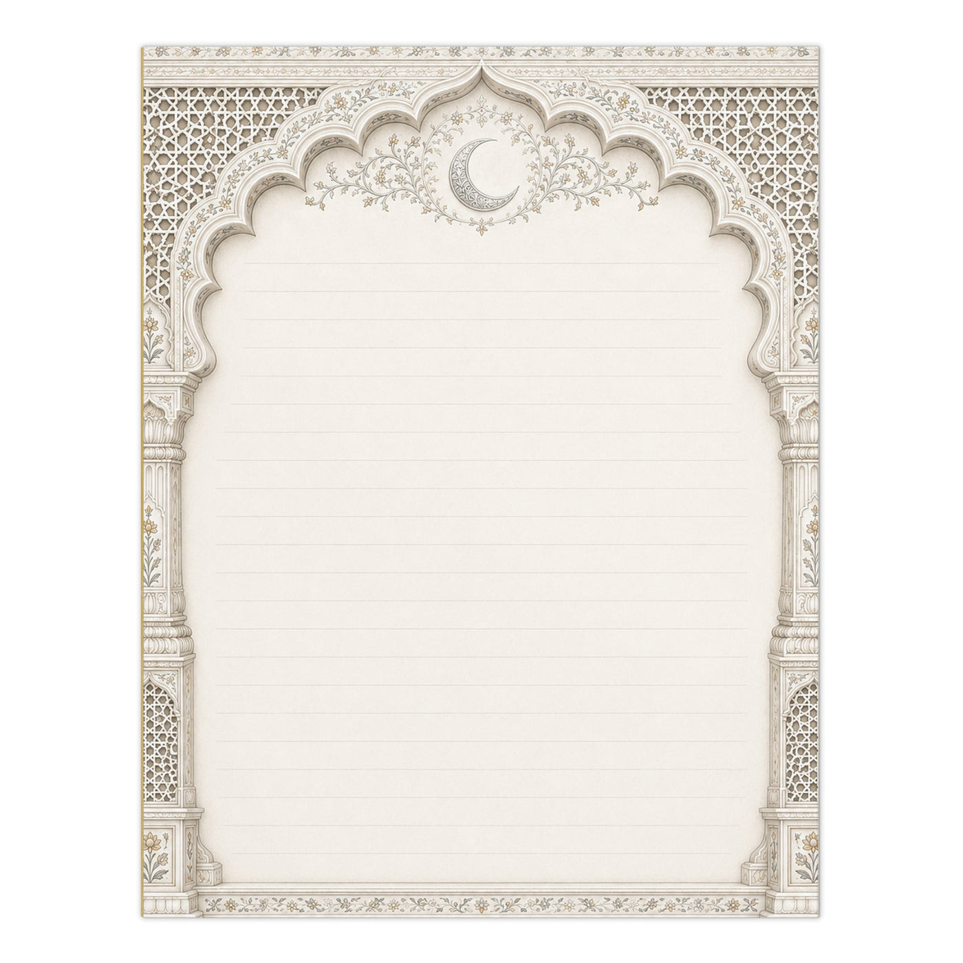 Mughal Jharokha Notepad - Akbar Court Colours — view 10