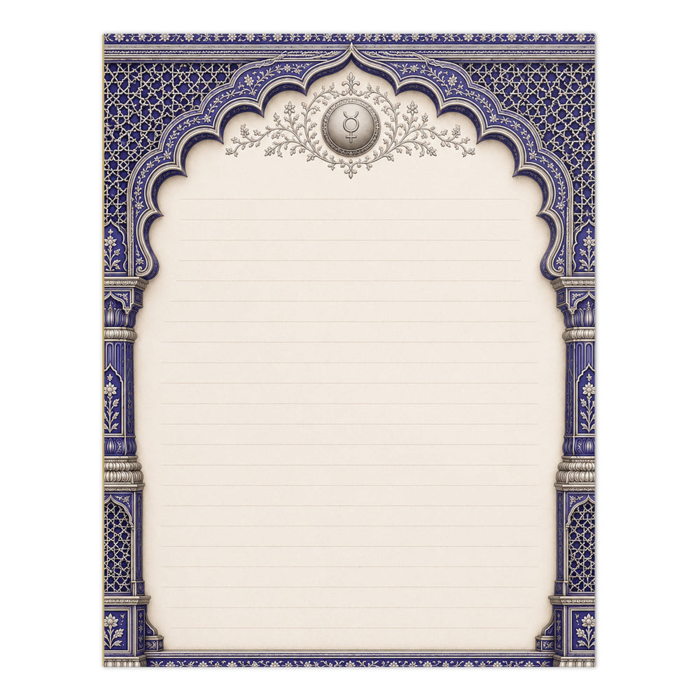 Mughal Jharokha Notepad - Akbar Court Colours — view 11
