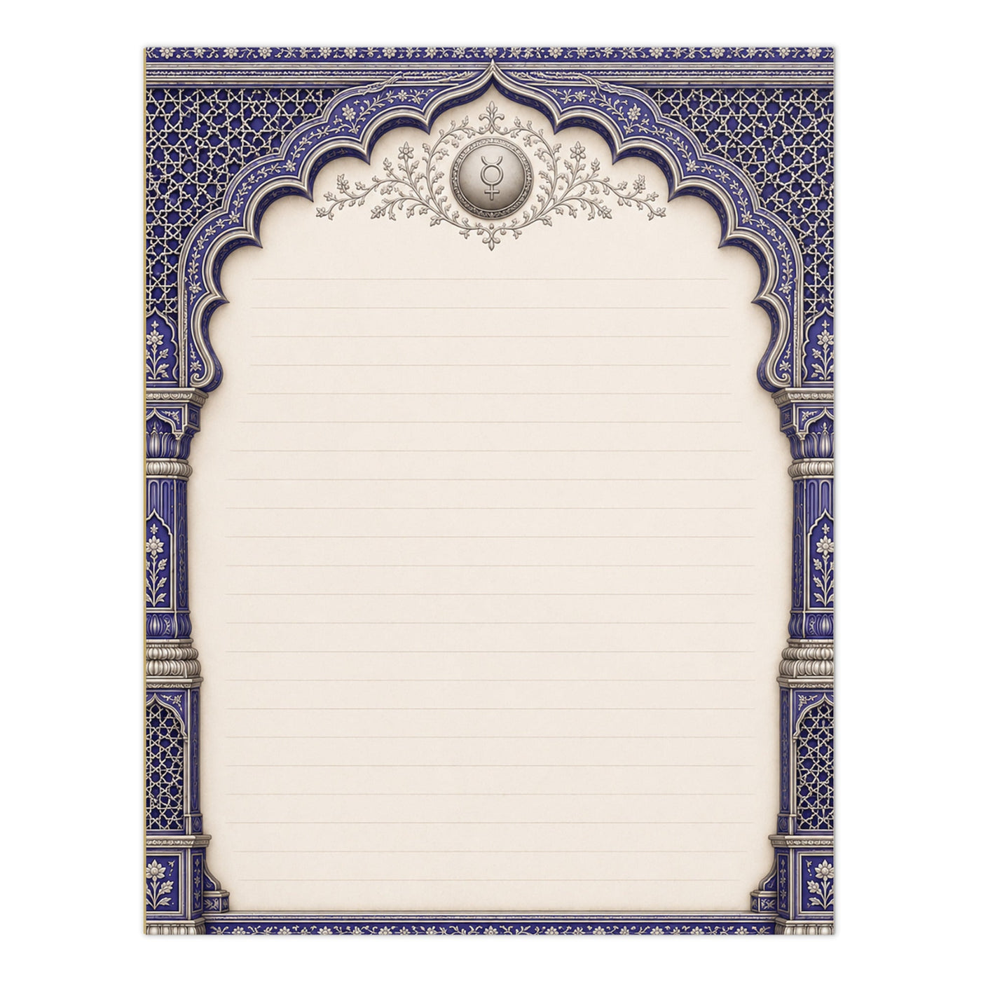 Mughal Jharokha Notepad - Akbar Court Colours — view 14