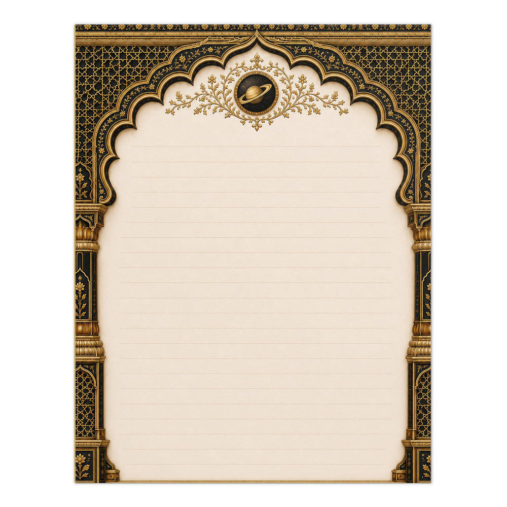 Mughal Jharokha Notepad - Akbar Court Colours — view 14