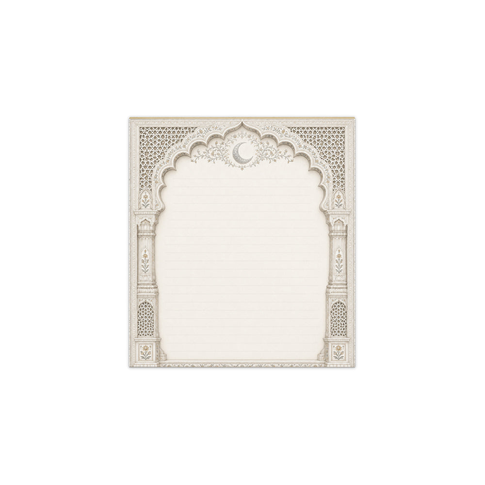 Mughal Jharokha Notepad - Akbar Court Colours — view 2