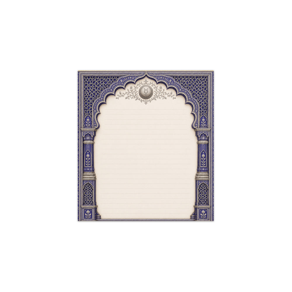 Mughal Jharokha Notepad - Akbar Court Colours — view 4