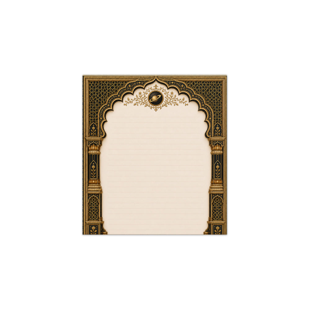 Mughal Jharokha Notepad - Akbar Court Colours — view 7