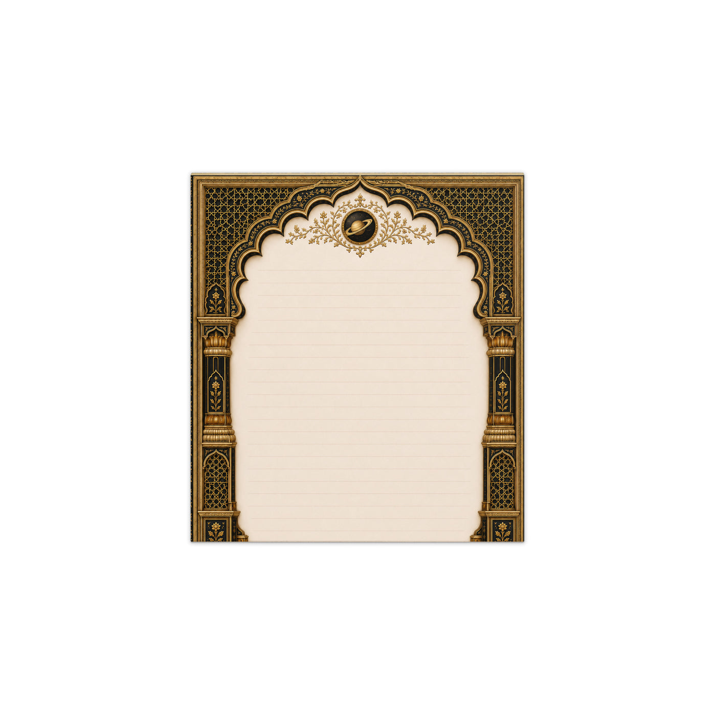 Mughal Jharokha Notepad - Akbar Court Colours — view 7